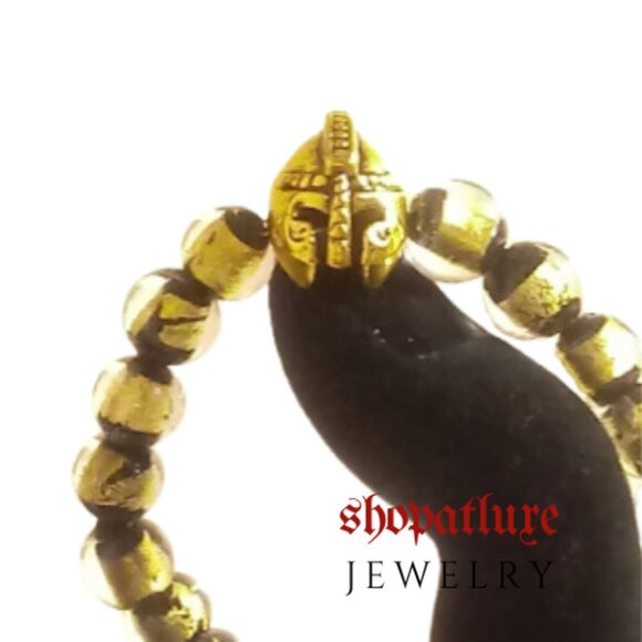 SPARTANS WILL MENS BEADED BRACELET - Picture 5 of 7